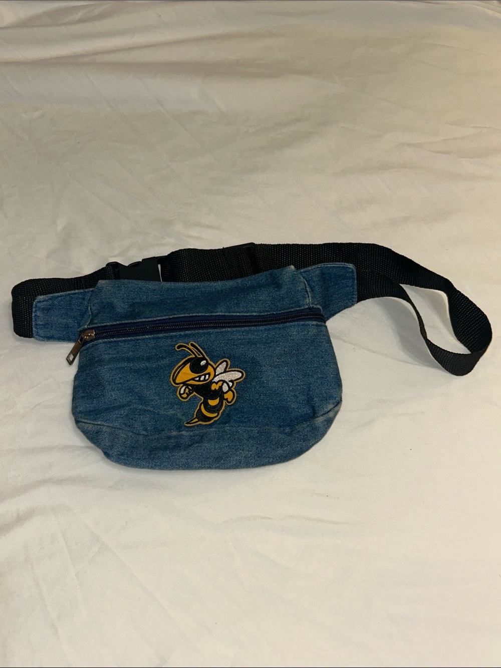 Vintage Georgia Tech Denim Fanny Pack